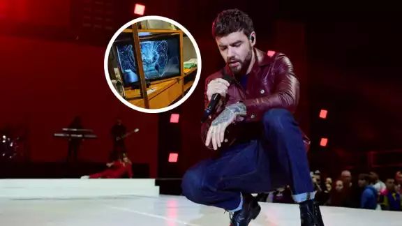 La habitación de Liam estaba con destrozos y sustancias ilicitas