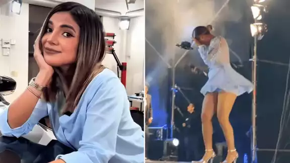 La cantante pudo regresar como si nada a cantar La cantante pudo regresar como si nada a cantar