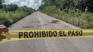 Camioneta golpea a motociclista en avenida 38 de  Playa del Carmen