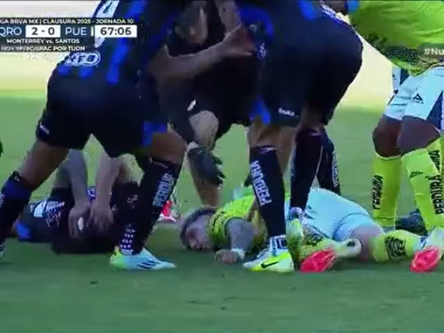 Momentos de angustia se vivieron en la cancha.