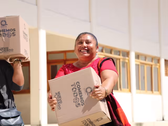 Solo los beneficiarios del programa podrán acudir a la entrega de los apoyos alimentarios