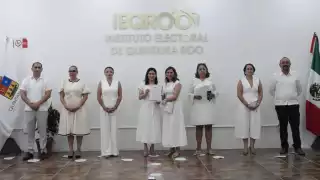 El acto protocolario se realizó en el Instituto Electoral de Quintana Roo.