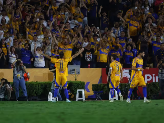 La afición de Tigres explotó cuando cayó el gol de último minuto.