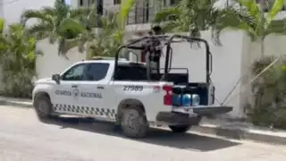Patrulla de la Guardia Nacional atropella a motocilista en Tulum 