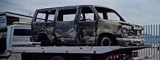 Así terminó la camioneta en Sonora