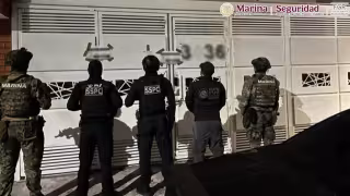 Durante la intervención, las fuerzas de seguridad aseguraron armas de fuego