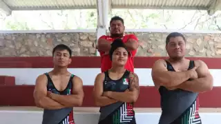 Campechanos acuden al Campeonato Nacional de Primera Fuerza de levantamiento de pesas 