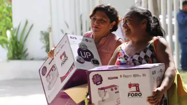 El Gobierno de Quintana Roo entregará máquinas de coser del programa FORO en este 2025