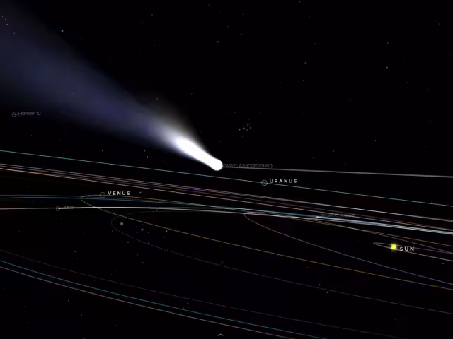 El cometa está pasando por su punto más cercano y visible