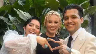 Boda Ángela Aguilar y Christian Nodal: Video inédito es filtrado por su maquillista