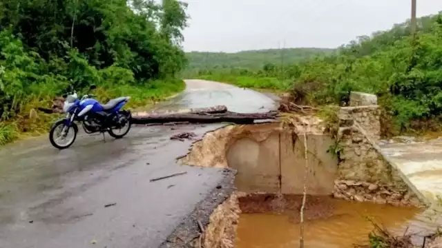 Ribera del Río Hondo colapsa tras lluvias
