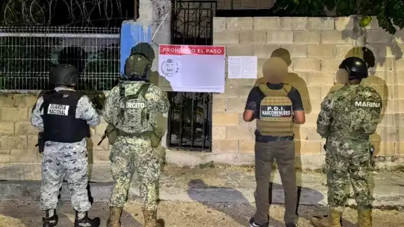 Ejército, Marina, Guardia Nacional y Policía de Investigación participaron en los cateos. Ejército, Marina, Guardia Nacional y Policía de Investigación participaron en los cateos.