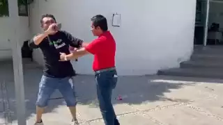 Reporteros agredidos en la Fiscalía de Campeche tras accidente protagonizado por Presidenta del DIF 