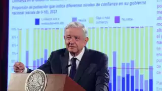 Presidente AMLO presume alta confianza en su Gobierno según encuesta de la OCDE