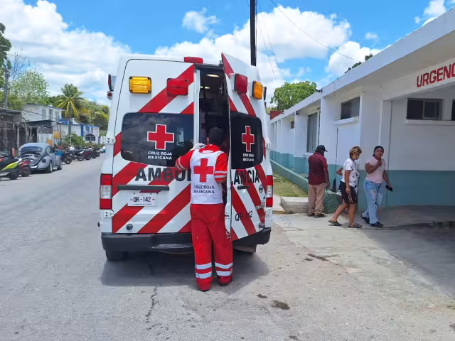Debido a la caída, el hombre presentó lesiones en su cabeza