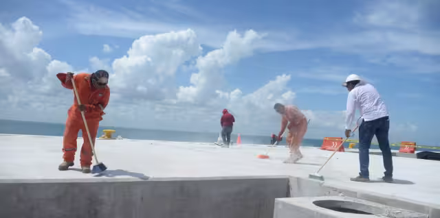 Así avanzan los trabajos del nuevo Astillero de Progreso