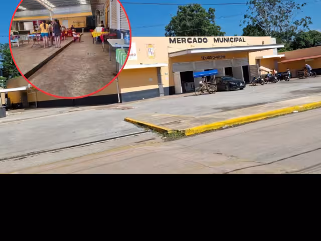 Locatarios del mercado municipal de Tenabo enfrentan una crisis por falta de clientes y bajas ventas.