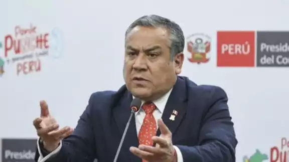 Gustavo Adrianzén, primer ministro de Perú