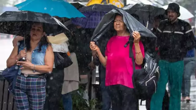 El Servicio Meteorológico Nacional pronostica lluvias intensas en diversas entidades del país