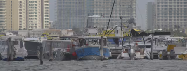 La navegación menor quedó suspendida en Puerto Juárez
