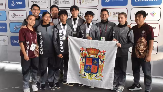 Campeche reafirma su nivel en Taekwondo: plata nacional en modalidad tercia