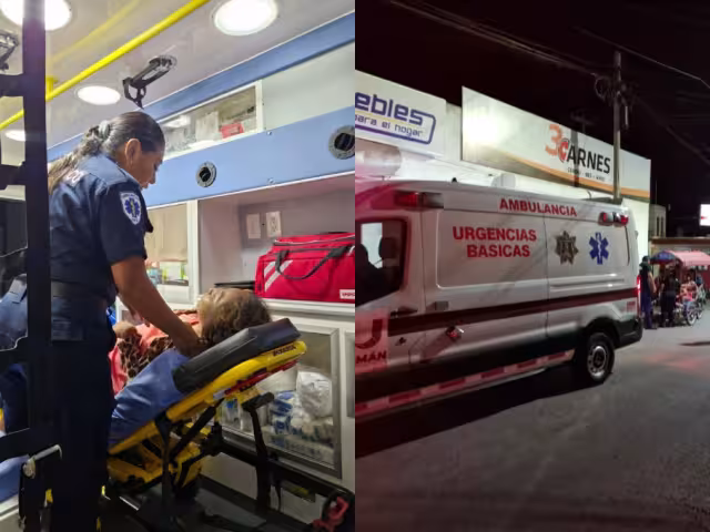 Mientras era trasladada hacia el Hospital Materno Infantil, la mujer entró en labor de parto y dio a luz