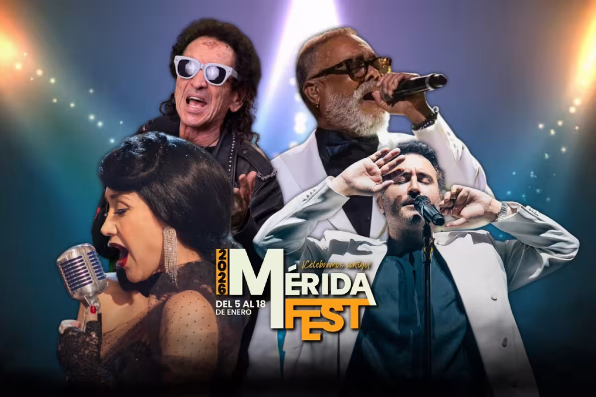 Mérida Fest 2026: Reik, Alex Lora, Susana Zabaleta y Francisco Céspedes ...
