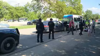 Un accidente en Playa del Carmen deja 14 pasajeros con tremendo susto y lesiones leves