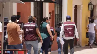 Evalúan afectaciones en fachadas del Centro Histórico de Campeche tras lluvias