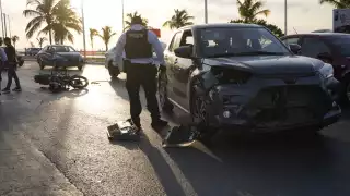 Atropellan a motociclista en Campeche 