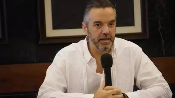 Titular de la Secretaría de Desarrollo Económico de Campeche Jorge Luis Lavalle Maury