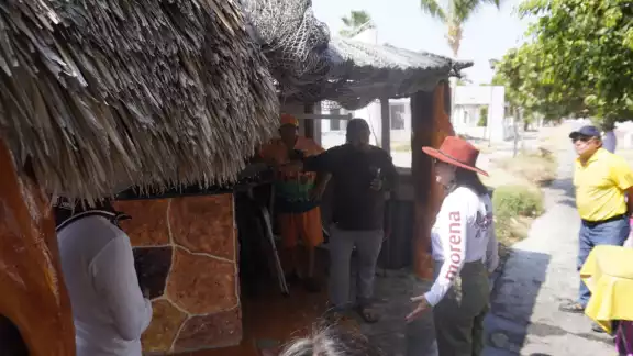 Expresó que su presencia en el lugar versa solamente en expresar su solidaridad