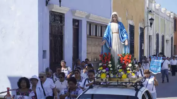 Festejos del patrono de Campeche incluyen coronación, procesión y Festival Cultural