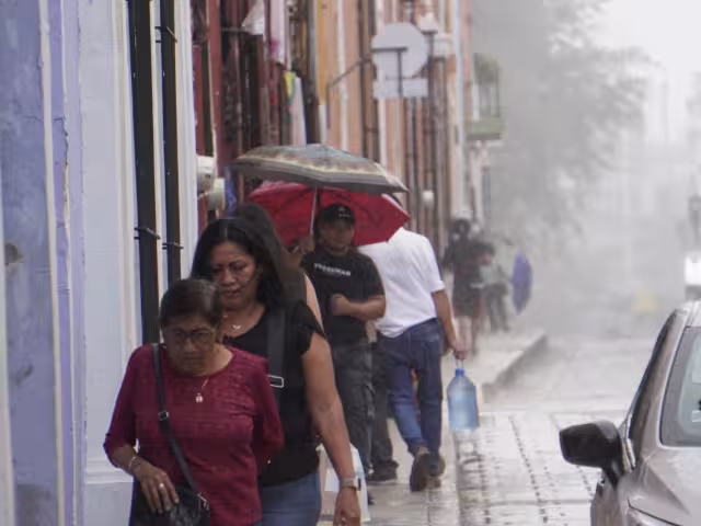 Se esperan lluvias fuertes de 25 a 75 mm por metro cuadrado hasta el 31 de octubre