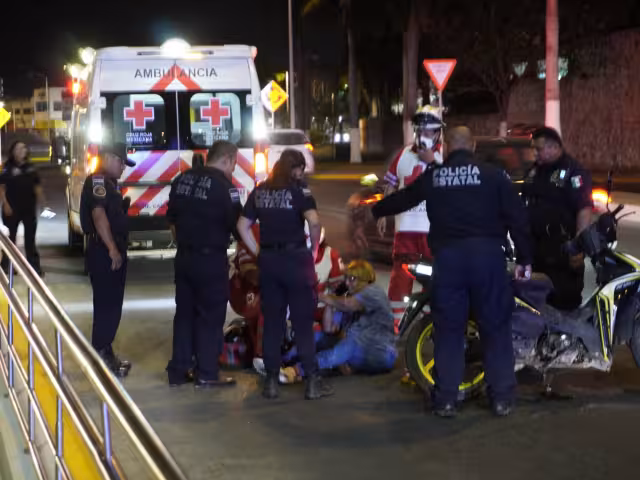 La mujer no quiso ser atendida por los paramédicos de la Cruz Roja.