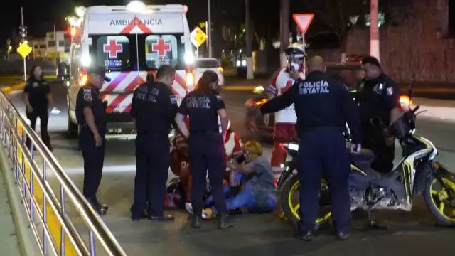 La mujer no quiso ser atendida por los paramédicos de la Cruz Roja.