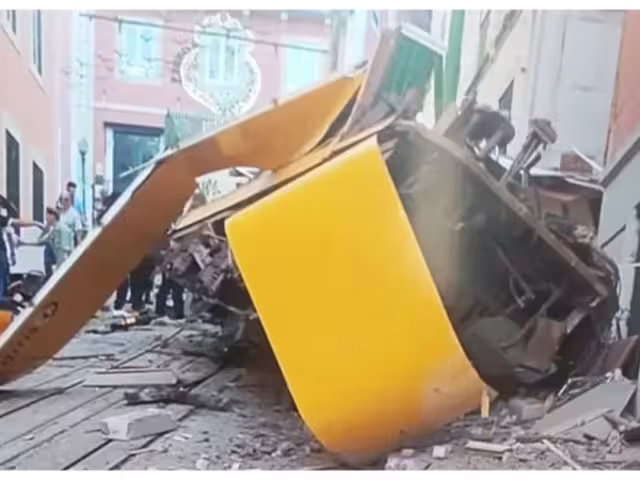 Confirman brutal descarrilamiento funicular en Lisboa; hay al menos 15 muertos