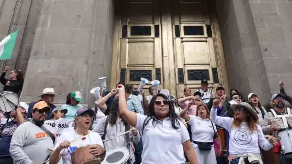 Trabajadores del Poder Judicial mantienen su protestas para frenar la Reforma Judicial