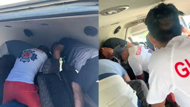 El turista fue trasladado de emergencia al hospital