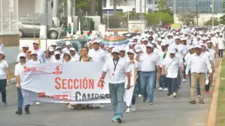 Sindicatos y organizaciones marchan en Campeche este Día del Trabajo   