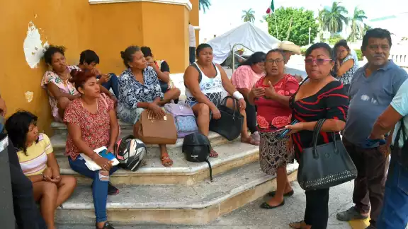 Habitantes de Ebulá insisten en agua, también piden seguridad Habitantes de Ebulá insisten en agua, también piden seguridad