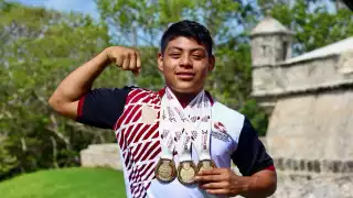El campechano Ángel Luis Castellano representará a México en el Panamericano Juvenil de Pesas en Cuba