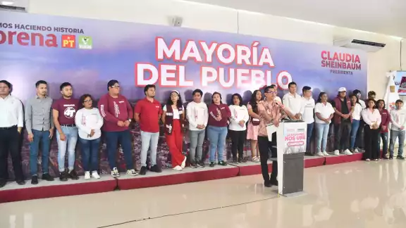 El cambio verdadero vendrá con Morena en la alcaldía de Campeche: Reyes León El cambio verdadero vendrá con Morena en la alcaldía de Campeche: Reyes León