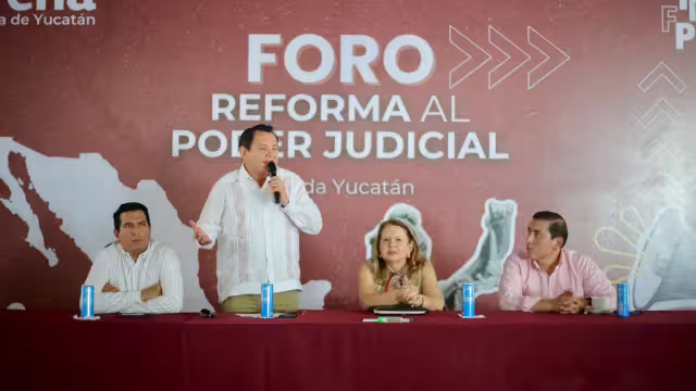 El gobernador electo participó en el Foro de la Reforma al Poder Judicial
