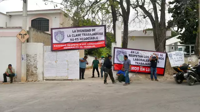 Trabajadores buscan representar su inconformidad ante los recientes hechos