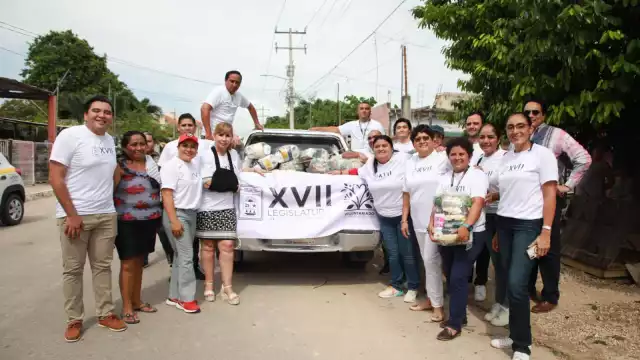 Los chetumaleños esperaban una mayor ayuda por parte del Congreso del Estado, considerando que cada uno recibe un salario mensual superior a los 60 mil pesos