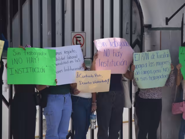 El sentimiento común entre los trabajadores que se manifestaron es una falta de respeto a sus derechos