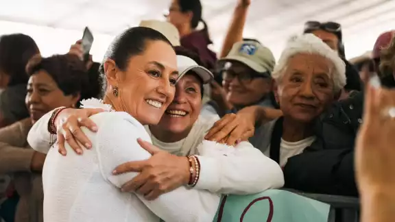 La presidenta electa Claudia Sheinbaum acompañó a AMLO en su gira a por Querétaro