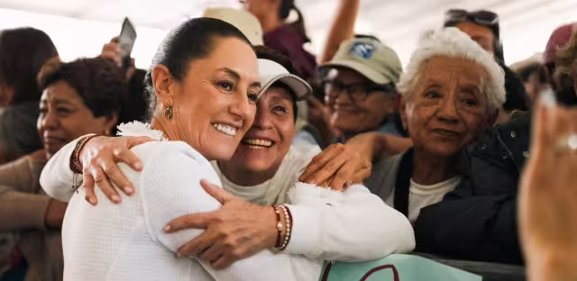 La presidenta electa Claudia Sheinbaum acompañó a AMLO en su gira a por Querétaro