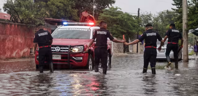 Bomberos de la Secretaría de Seguridad Pública atendieron varios reportes en la ciudad
